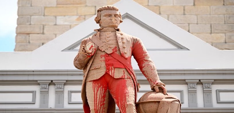 Captain Cook statue vandalized ahead of Australia Day - Pressmediaofindia